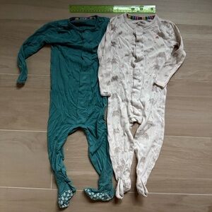 MagneticME - Teal and Cream footsie bundle (12-18 months)